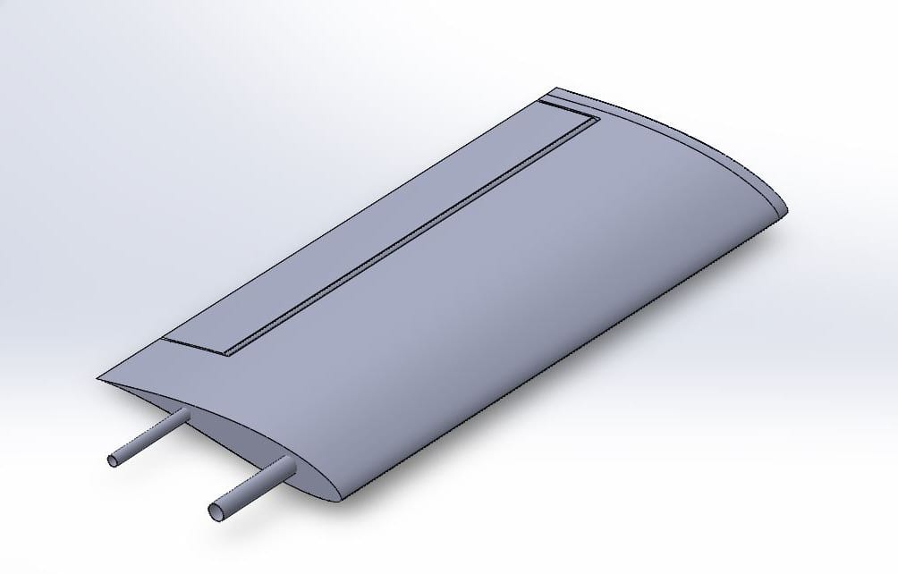 Hans second section left wing